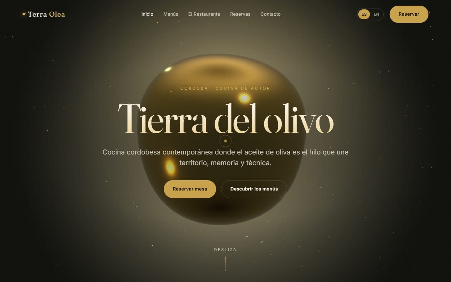 Web de Terra Olea
